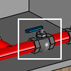 Dry fountain supply valve