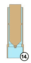 Hollow nozzle to save water flow Hollow jet nozzle