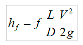 Darcy-Weisbach equation
