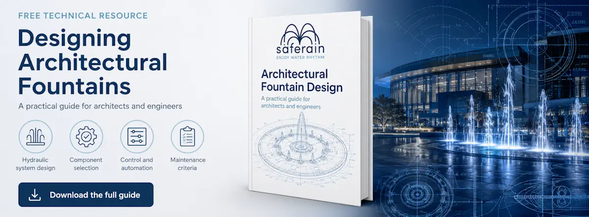 Download the complete guide on the design of architectural fountains Comprehensive guide to architectural fountain design.